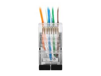 LANBERG PLS-5020EZ Lanberg wtyk sieciowy RJ45 (8P8C) KAT.5E FTP (20 SZT) przelotowy