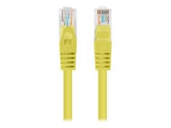 LANBERG Patchcord Cat.5e UTP 3m yellow 10-pack