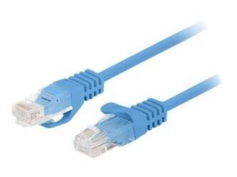 LANBERG Patchcord Cat.6 UTP 0.5m blue 10-pack