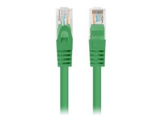 LANBERG Patchcord Cat.6 UTP 1m green 10-pack