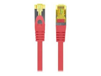 LANBERG Patchcord Cat.6A S/FTP LSZH CU 1.5m red