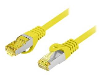 LANBERG Patchcord Cat.6A S/FTP LSZH CU 1.5m yellow