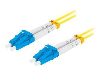 LANBERG fiber optic patchcord SM LC/UPC-LC/UPC duplex 2m LSZH g657a1 3.0mm yellow
