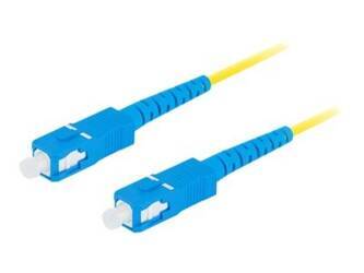 LANBERG fiber optic patchcord SM SC/UPC-SC/UPC simplex 2m LSZH g657a1 3.0mm yellow
