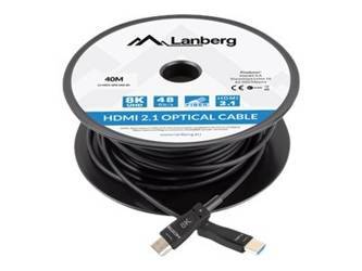 LANBERG kabel HDMI v2.1 8K M/M 40m optyczny AOC