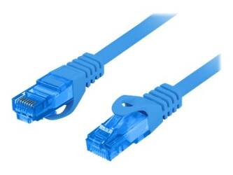 LANBERG patchcord cat.6A FTP LSZH CCA 10m blue