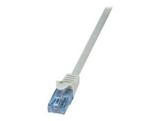 LOGILINK CP3022U LOGILINK Patch cord U/UTP cat.6A wtyk RJ45-cat.6 EconLine dł.0,5m szary