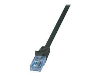 LOGILINK CP3023U LOGILINK Patch cord U/UTP cat.6A wtyk RJ45-cat.6 EconLine dł.0,5m czarny