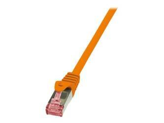 LOGILINK CQ2018S LOGILINK Patchcord Cat.6 S/FTP PIMF PrimeLine 0,25m, pomarańczowy