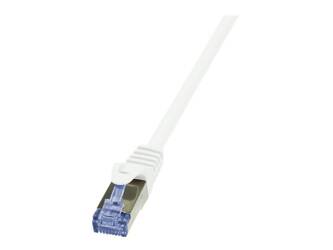 LOGILINK CQ3011S LOGILINK Patchcord Cat.6A 10G S/FTP PIMF PrimeLine 0,25m biały