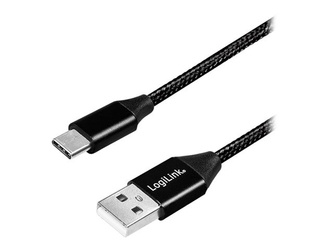 LOGILINK CU0139 LOGILINK - Kabel USB 2.0, USB-A męski na USB-C męski, 0,3 m