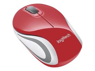 LOGITECH 910-002732 Logitech® Wireless Mini Mouse M187 - RED - 2.4GHZ - EMEA