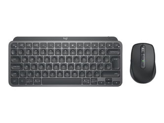 LOGITECH MX Keys Mini Combo for Business Keyboard and mouse set backlit wireless Bluetooth LE QWERTY US International graphite (US)