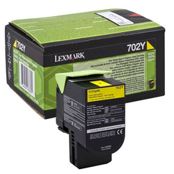 Lexmark oryginalny toner 70C2XY0, yellow, 4000s, extra duża pojemność, return