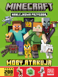 Moby atakują. Naklejkowa przygoda. Minecraft