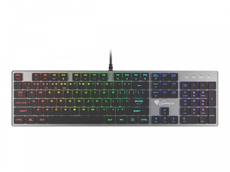 NATEC Genesis mechanical gaming keyboard Thor 420 RGB backlight slim blue switch US layout