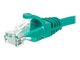 NETRACK BZPAT05UG Netrack patchcord RJ45, osłonka zalewana, kat. 5e UTP, 0.5m zielony