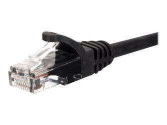 NETRACK BZPAT05UK Netrack patchcord RJ45, osłonka zalewana, kat. 5e UTP, 0.5m czarny