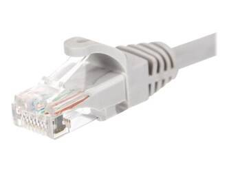 NETRACK BZPAT0P56 Netrack patchcord RJ45, osłonka zalewana, kat. 6 UTP, 0.5m szary