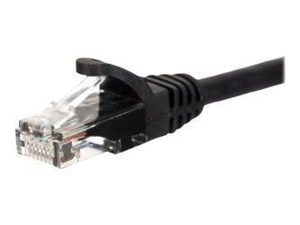 NETRACK BZPAT1UK Netrack patchcord RJ45, osłonka zalewana, kat. 5e UTP, 1m czarny