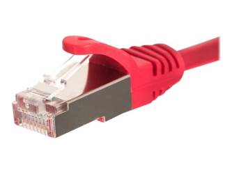 NETRACK BZPAT3FR Netrack patchcord RJ45, osłonka zalewana, kat. 5e FTP, 3m czerwony