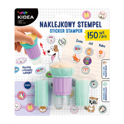 Naklejkowy stempel 150 szt. Kidea