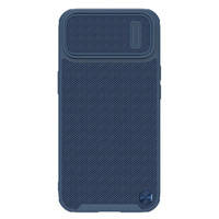 Nillkin Textured S Case etui iPhone 14 Plus pancerny pokrowiec z osłoną na aparat niebieskie