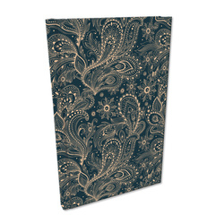 Notes A5 kratka Soft Touch Paisley beż denim