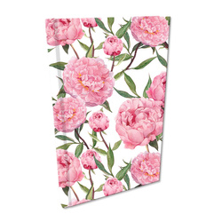 Notes A5 kratka Soft Touch Peonie