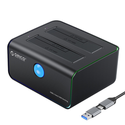 Orico Stacja klonująca 2x SATA 2,5", USB-C 10 Gbps