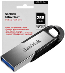 Pendrive Sandisk Flair 256GB USB 3.0 100 MB/s
