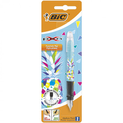 Pióro wieczne BIC X Pen Decor FP Pineapple niebieski Blister 1szt