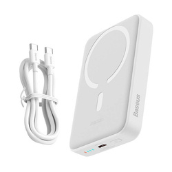 Powerbank mini Baseus 10000mAh, USB-C 30W (biały)