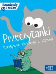 Przeczytanki kreatywne ćwiczenia z literkami bawię się i uczę