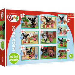Puzzle 10 in 1 Co robi Bing? 90393