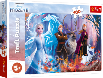 Puzzle 100 Magia krainy lodu Frozen 2 16366
