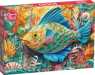 Puzzle 1000 CherryPazzi Quilled Fish 30806