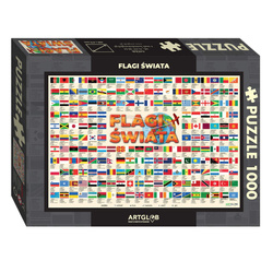 Puzzle 1000 Flagi świata