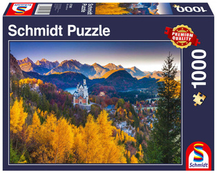 Puzzle 1000 PQ Jesień na Zamku Neuschwanstein Niemcy 111713