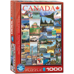 Puzzle 1000 Travel Canada Vintage Poste 6000-0778