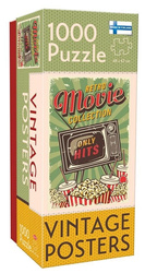 Puzzle 1000 Vintage Retro Movie Collection