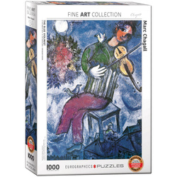 Puzzle 1000 elementów Marc Chagall The Blue Violinist Niebieski skrzypek