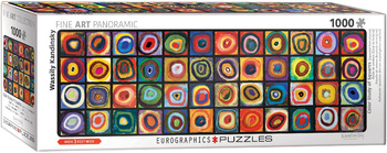Puzzle 1000 panoramic Color Study of Squares - Pano 6010-5443