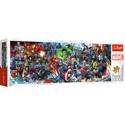 Puzzle 1000 panoramiczne Dołącz do uniwersum Marvela 29047