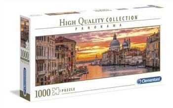 Puzzle 1000 panoramiczne HQ Wenecja Kanał Grande 39426