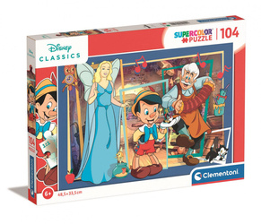Puzzle 104 Super kolor Disney classics pinocchio 25749