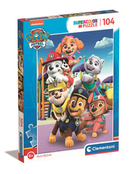 Puzzle 104 Super kolor Paw patrol 27178