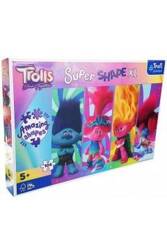 Puzzle 104 XL Super Shape Zabawy z Trollami 50037