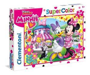 Puzzle 104 super kolor Szczęśliwi pomocnicy Minnie 27982