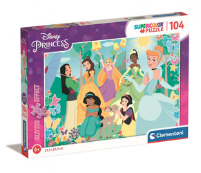 Puzzle 104 z brokatem 104 Princess 20346